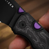Kizer Wharning Black Micarta Folding Knife