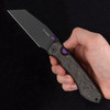 Kizer Wharning Black Micarta Folding Knife