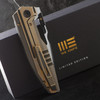 We Knife Reveille Bronze Titanium Blackwashed Folding Knife
