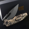 We Knife Reveille Desert Terrain Titanium Folding Knife