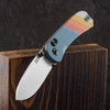 Knafs Lander 3 Good Vibes G10 Stonewashed Folding Knife