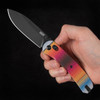 Knafs Lander 2 Mexican Blanket G10 Blackwashed Folding Knife