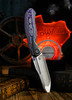 Null Knives Vandal Purple Haze Carbon Fibre Folding Knife