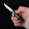 Opinel No. 04 Colorama Black Keyring Folding Knife Black