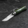 Opinel No. 04 Colorama Khaki Keyring Folding Knife Green