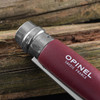 Opinel No08 Colorama Burgundy Folding Knife