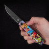 Fox Chnops UV Graffiti Folding Knife