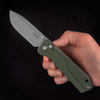 SRM Knives Rubik Ambi Lock Green Folding Knife