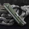SRM Knives Rubik Ambi Lock Green Folding Knife