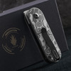 Kizer Mini Bay Vortex Micarta Folding Knife