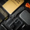Kizer Vagnino Zipslip Carbon Fibre Black Folding Knife