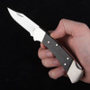 Buck 112 Slim Heritage Elite Ebony Nickel Silver Folding Knife