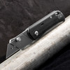 Twisted Assisted Pallas Micarta Utility Knife Black