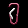 The James Brand 'The Hardin' Carabiner Wine Red & Silver