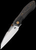 Null Knives Voo Doll Gold Camo Carbon Fibre Folding Knife