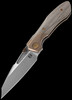 Null Knives Voo Doll Green Micarta Folding Knife
