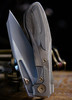 Null Knives Voo Doll Green Micarta Folding Knife