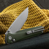 SRM Terrier 140Cr G10 Folding Knife Green