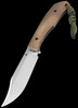 Jack Wolf Knives Bordertown Bowie Titanium Starburst Folding Knife