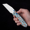 Kizer Wharning Vortex Micarta Folding Knife