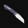 Kizer Wharning Vortex Blue Micarta Folding Knife