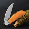 RoseCraft Clinch River Swayback Bourbon Bone Folding Knife