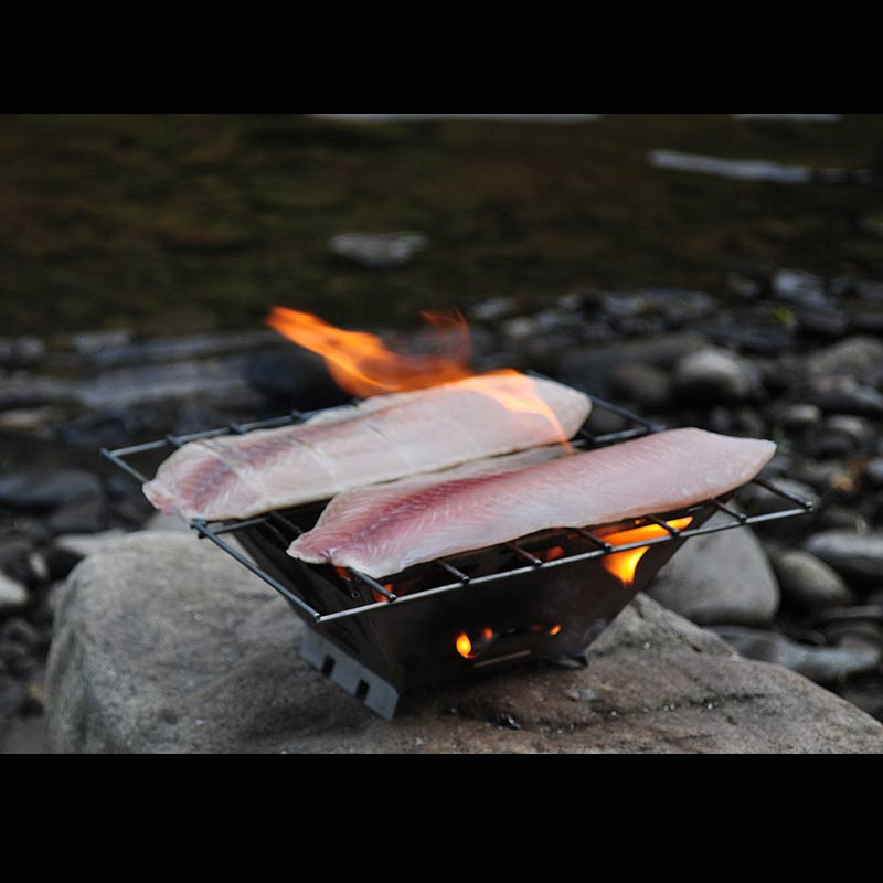 VARGOヴァーゴチタンFIRE BOX GRILL 焚き火台 Vargo Titanium Fire Box Grill