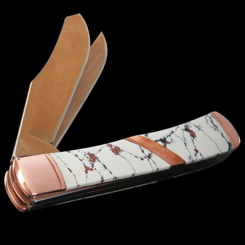 Rough Rider Wrapper Rough Rider Trapper Copperstone | Rough Rider Knives