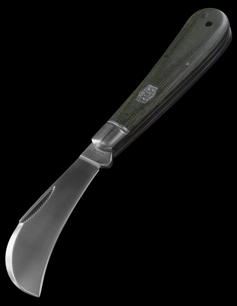 Rough Ryder Hawkbill Green Micarta