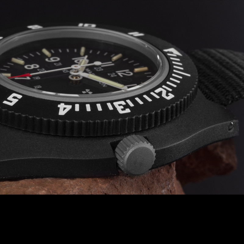 Marathon Pilot's Navigator Black with Date NGM