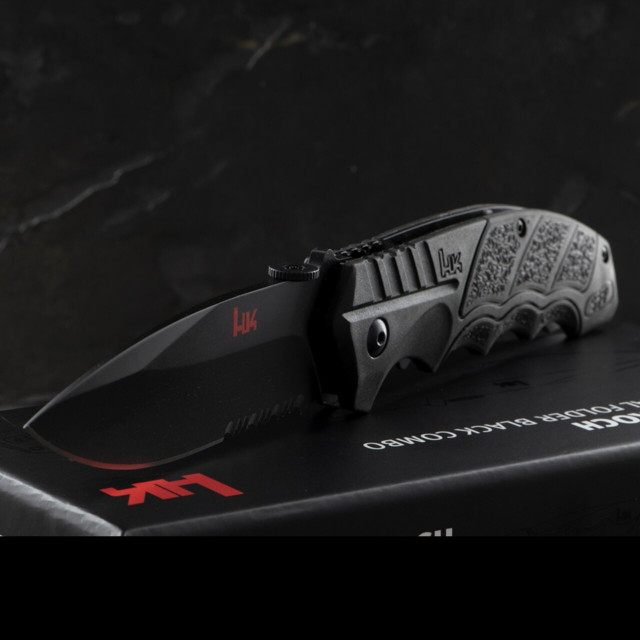 Heckler & Koch SFP Tactical All Black Part-Serrated
