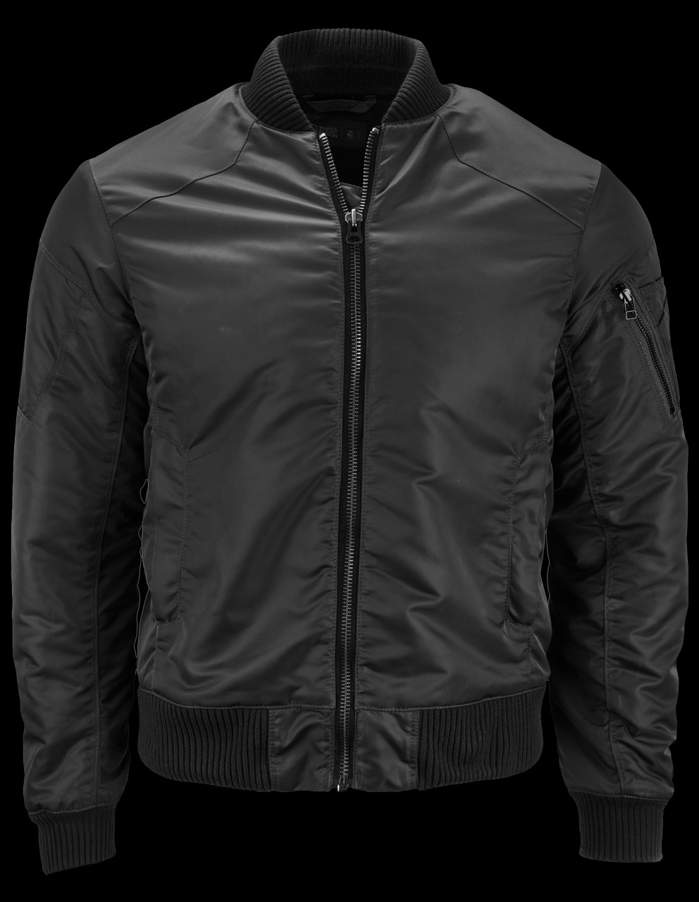 TAD MA-1 Flight Jacket Black