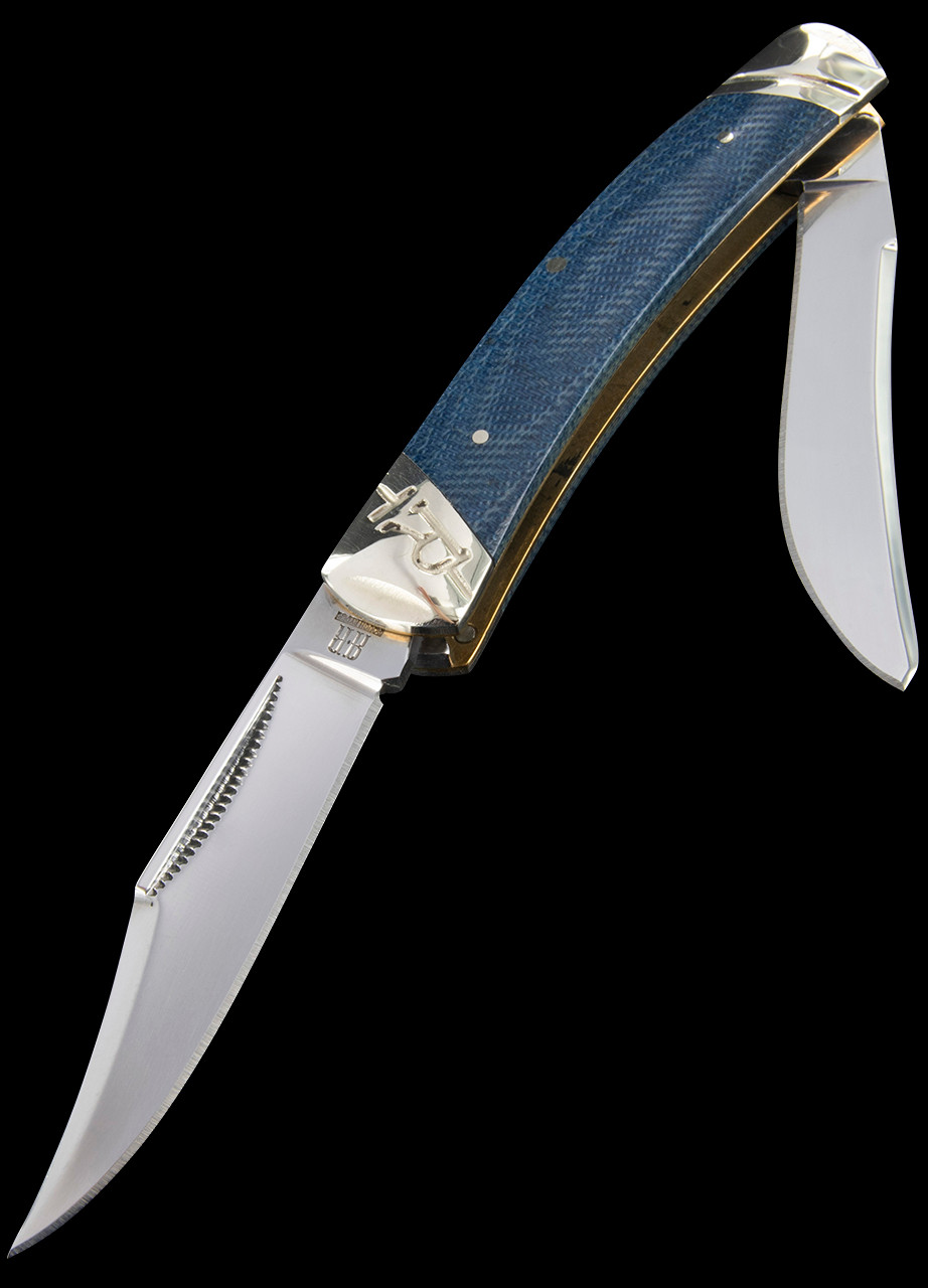 Rough Rider Moose Denim Micarta Small