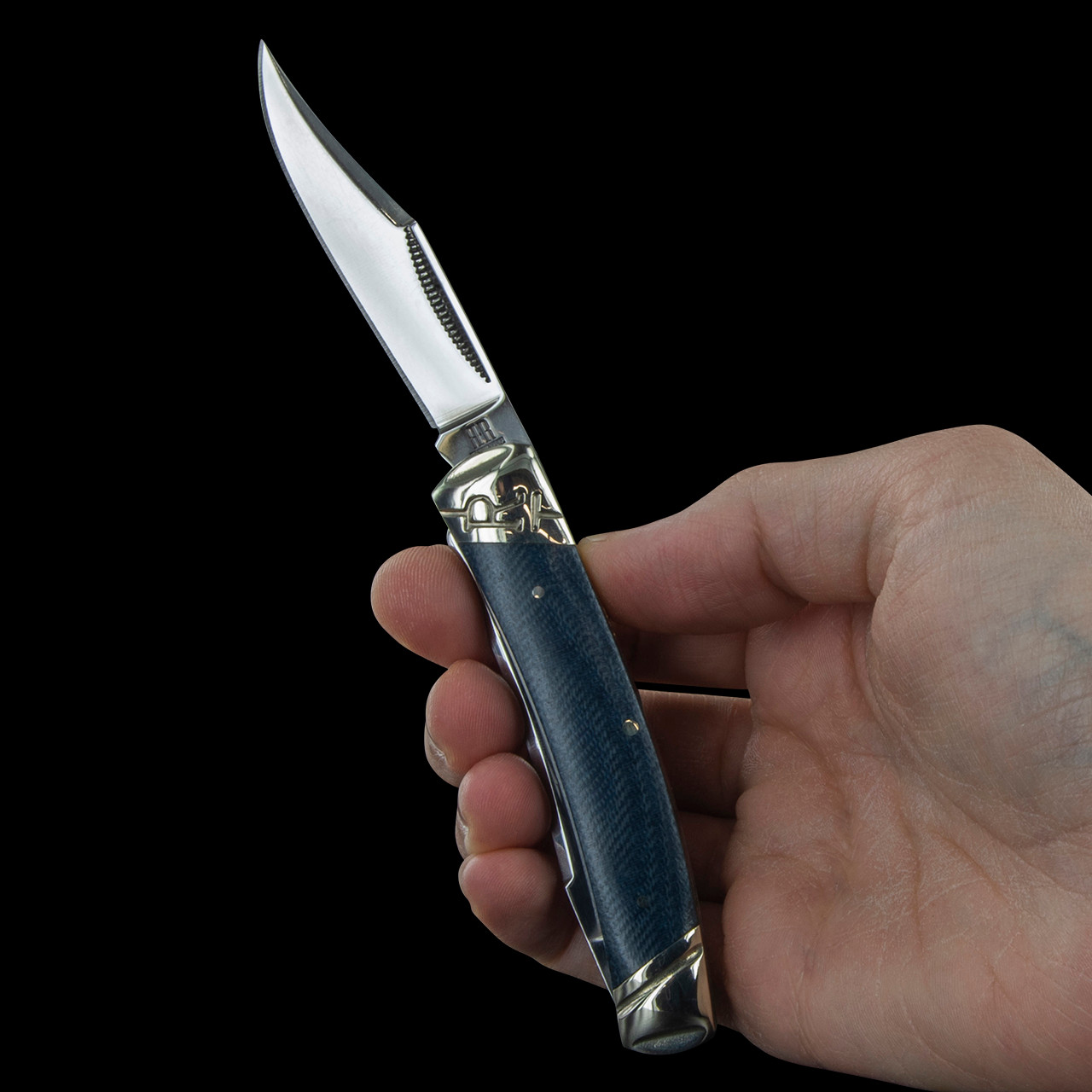 Rough Rider Moose Denim Micarta Small