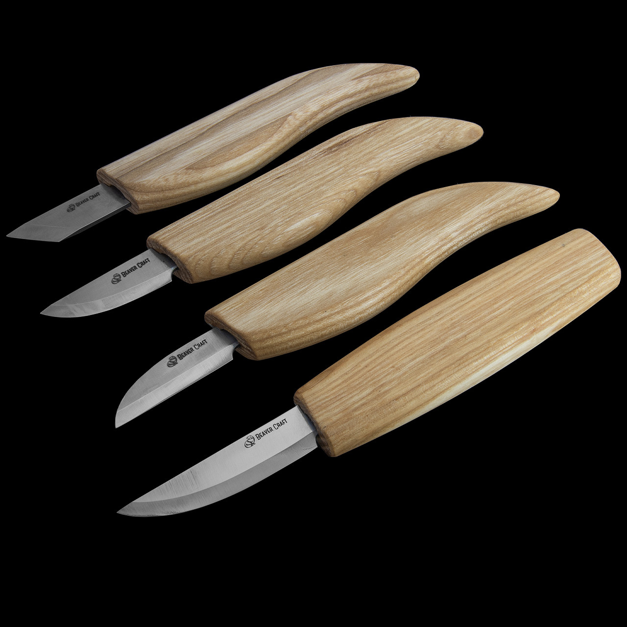 S07 Book - Basic Knives Set of 4 Knives in a Book Case