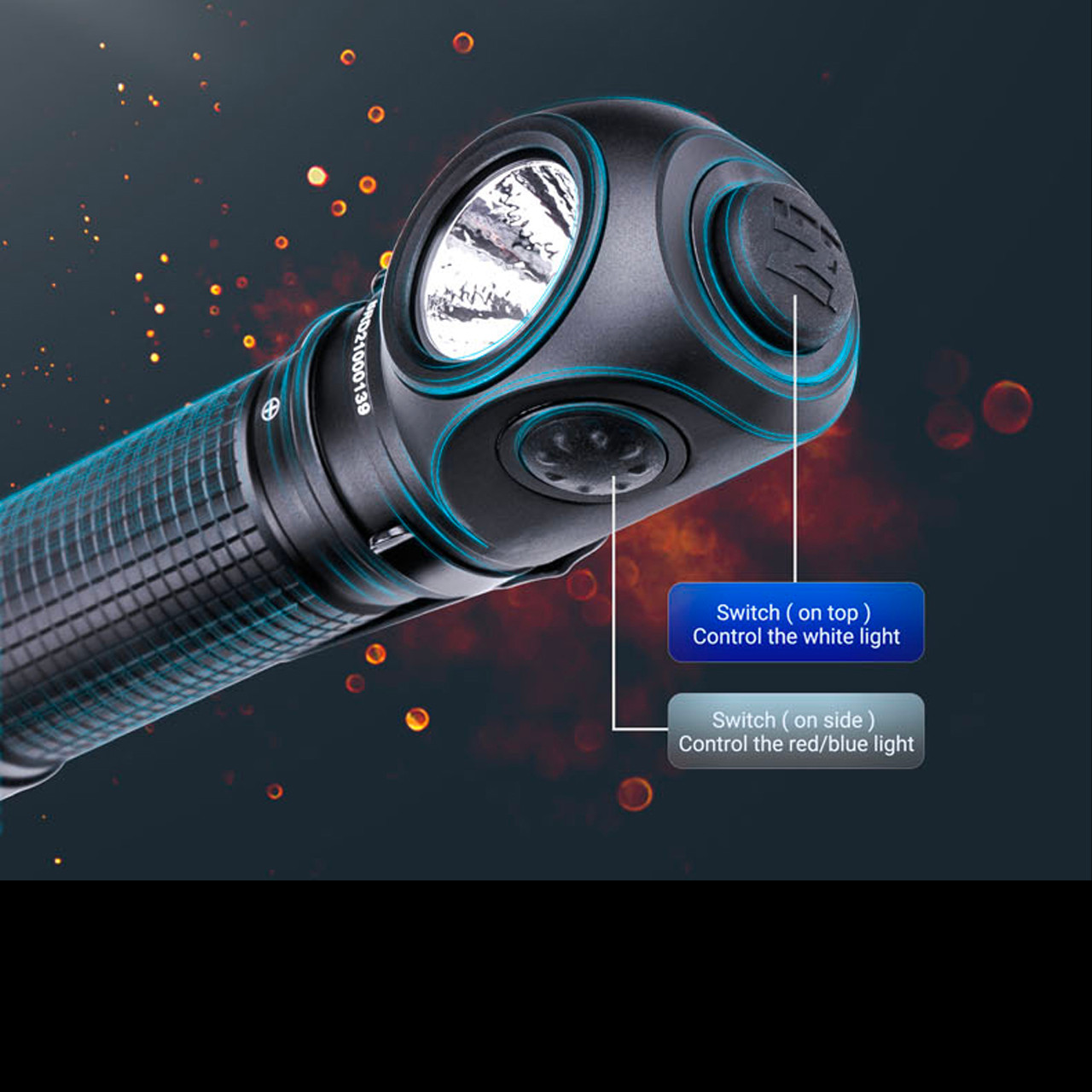 ライト・ランタン NEXTORCH P10 Nextorch P10 Right Angle Flashlight