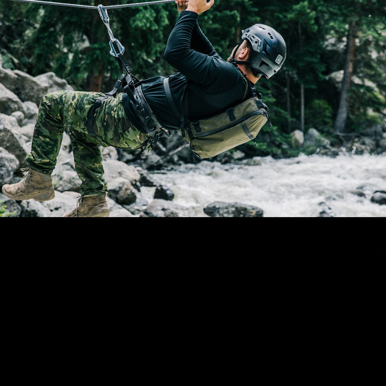 TAD Force 10 RS Cargo Trousers Multicam Black