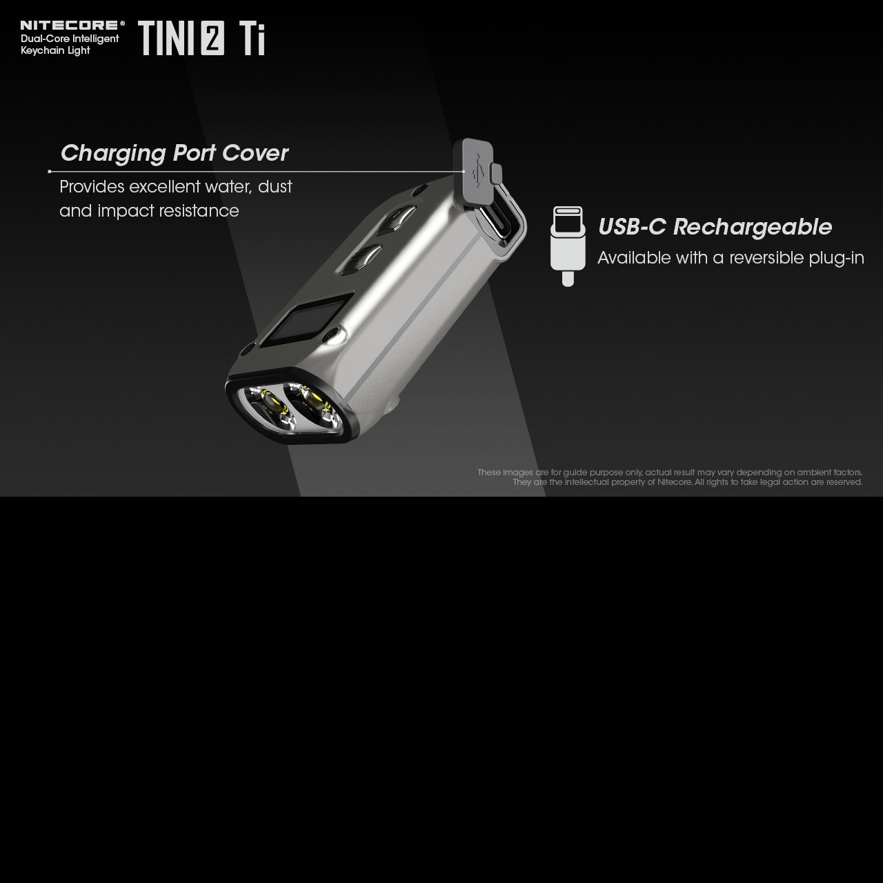 Nitecore Tini 2 Titanium Keyring Light | Heinnie Haynes
