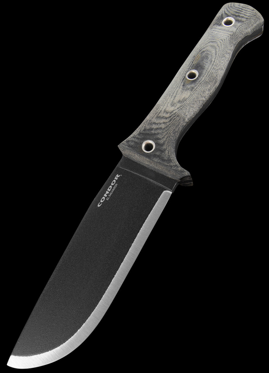 CONDOR アウトドアナイフ PICTUS ピクタス 直刃 フルタング 革製シース