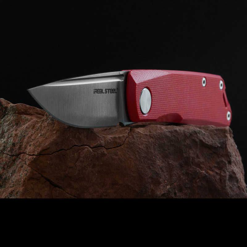 Real Steel Heinnie Haynes® Luna Red G10 Folding Knife