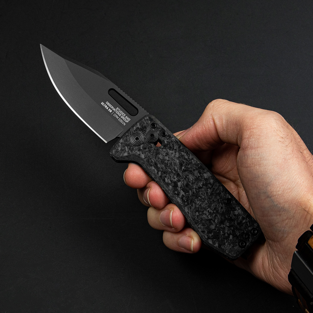 SOG Ultra XR XHP Blackout Folding Knife