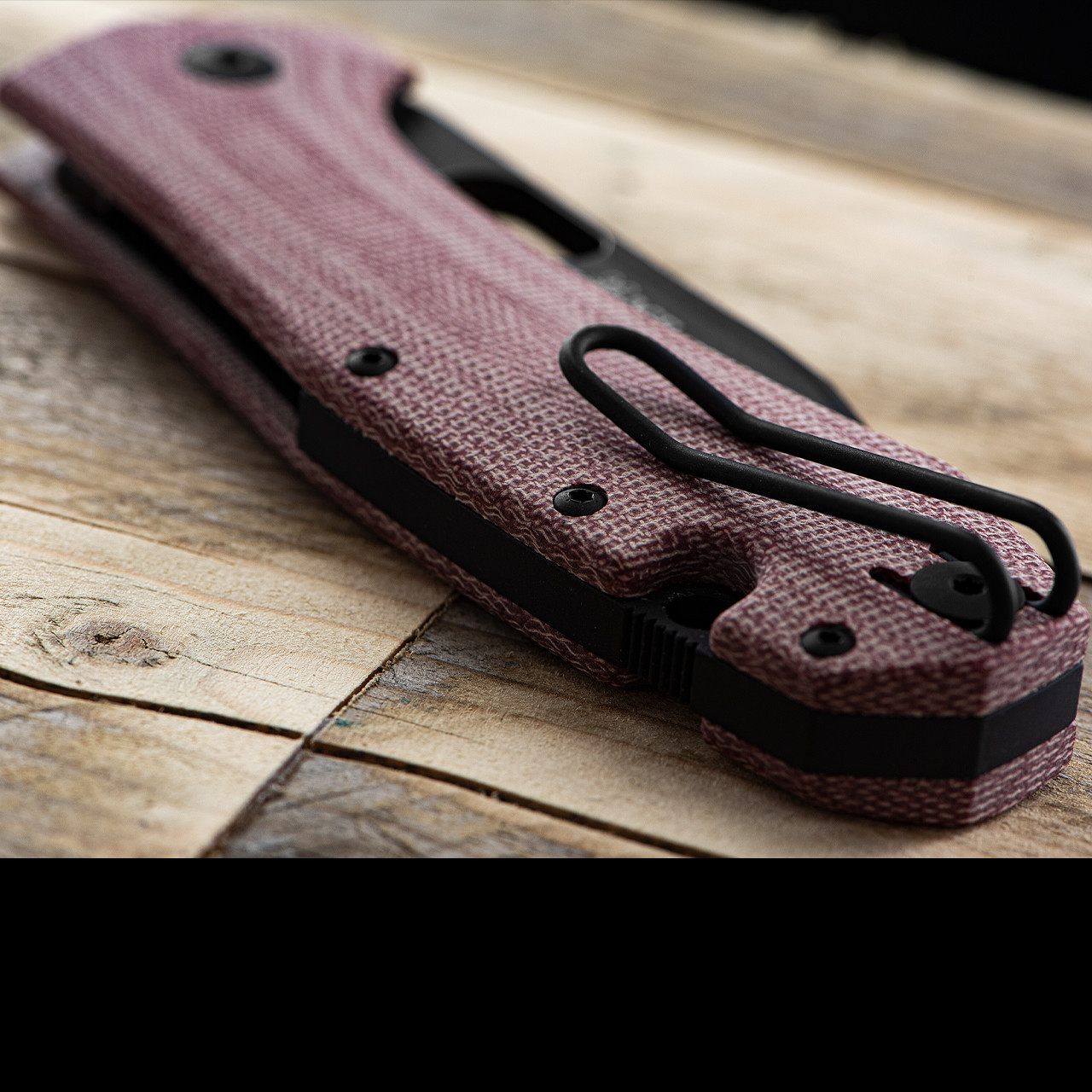 アラスカヒノキ　グラウカ　ペンデュラ GiantMouse Grand Red Micarta Blackwash | Heinnie Haynes