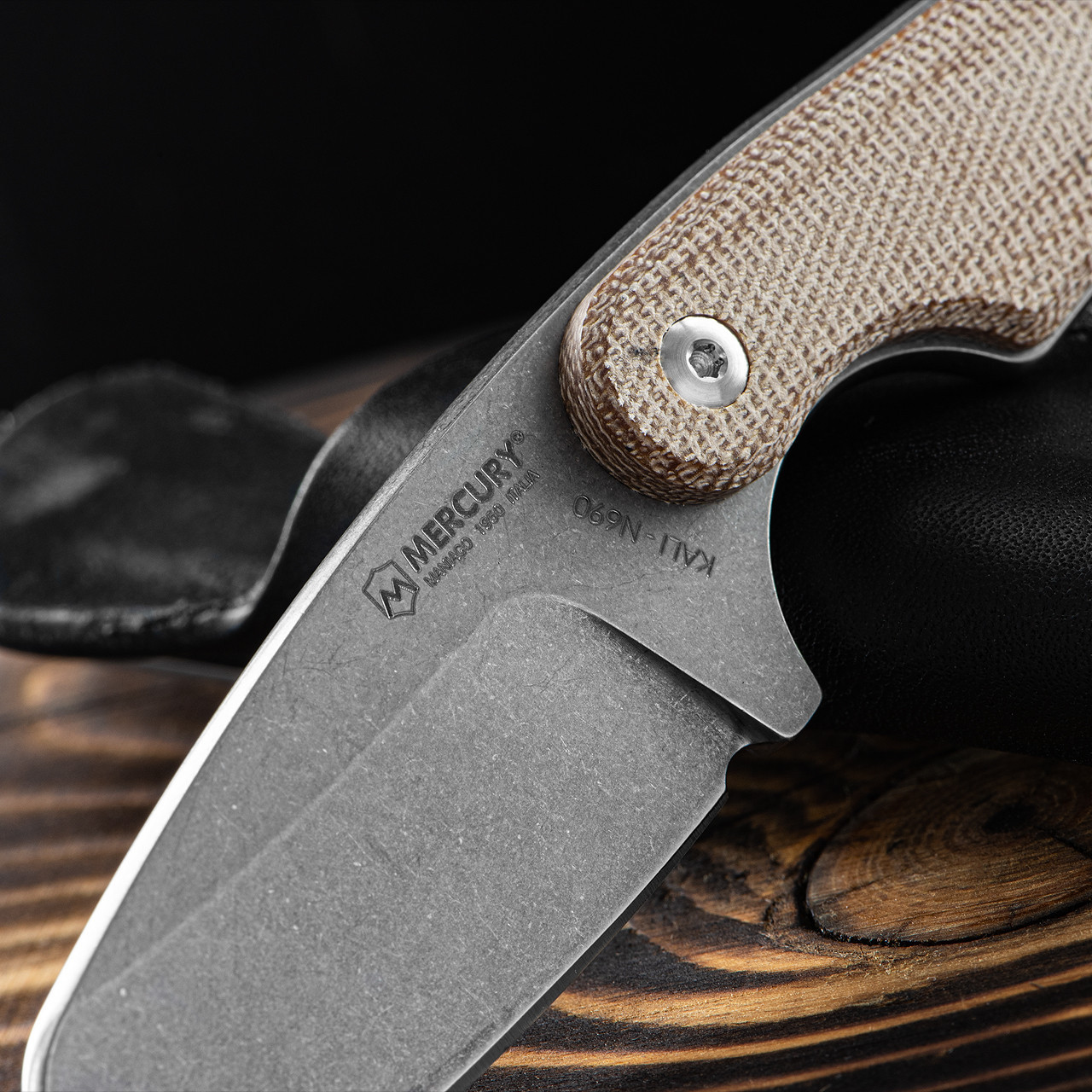 Mercury Kali Mini Sheepsfoot Fixed Blade
