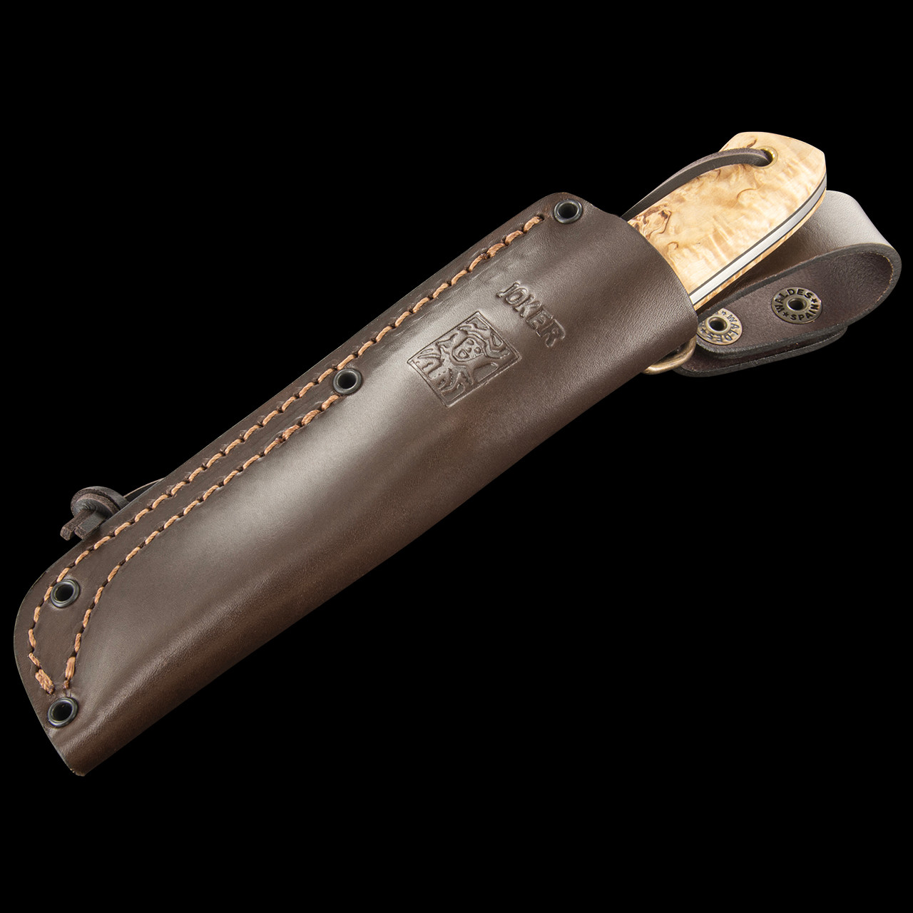Joker BS9 Nordico Bushcraft Fixed Blade Knife Curly Birch