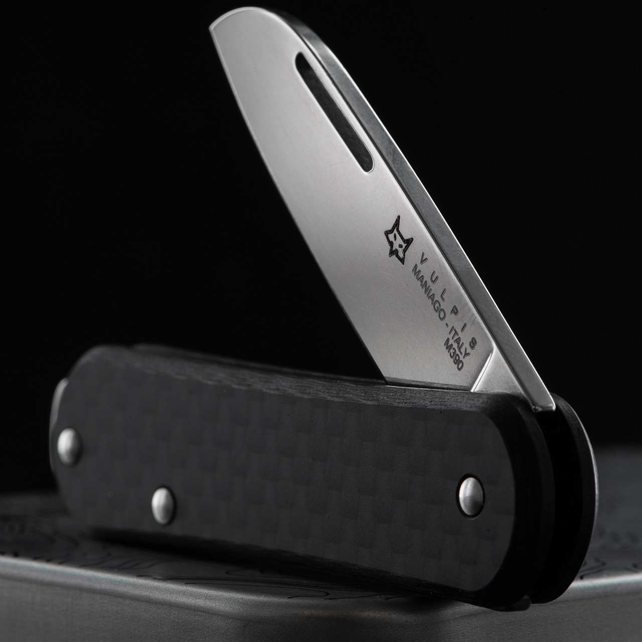 Fox Vulpis 1 Carbon Fibre 4.5 Penknife