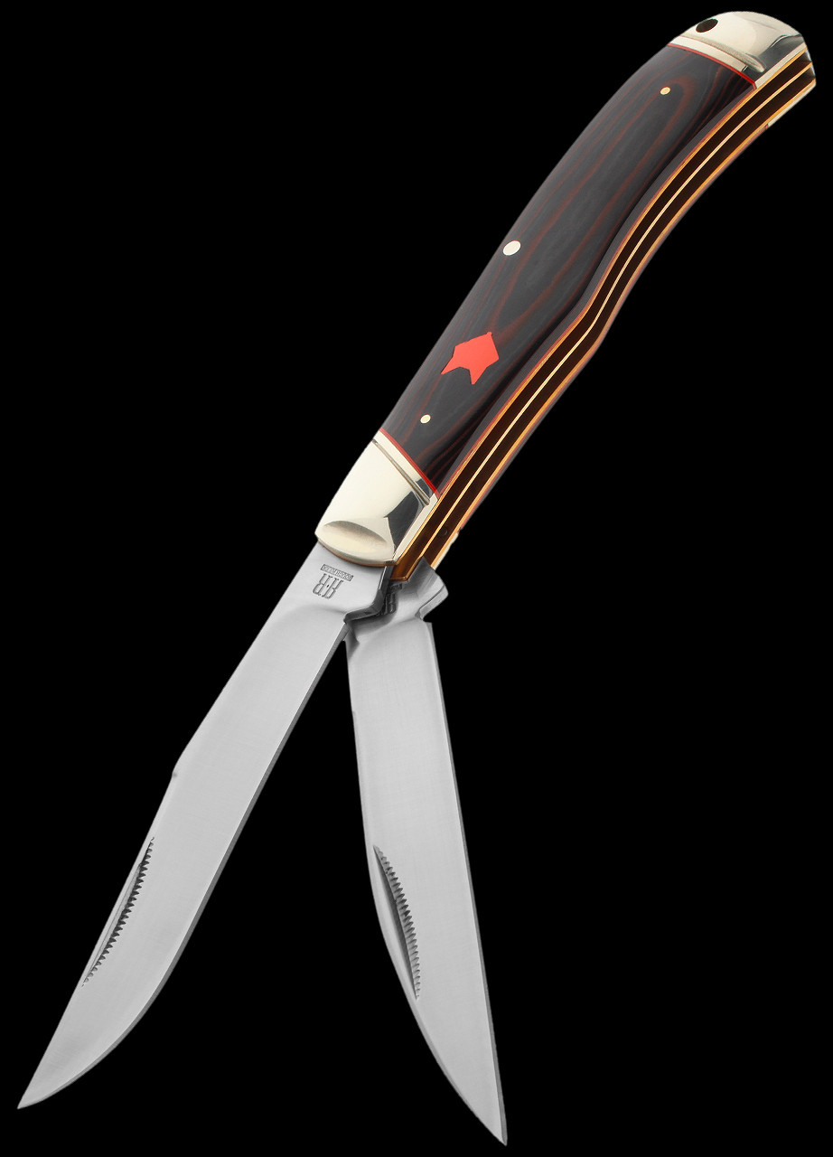 Rough Rider Jumbo Trapper Desert Fox Folding Knife Rough Rider Jumbo Trapper Desert Fox Folding Knife