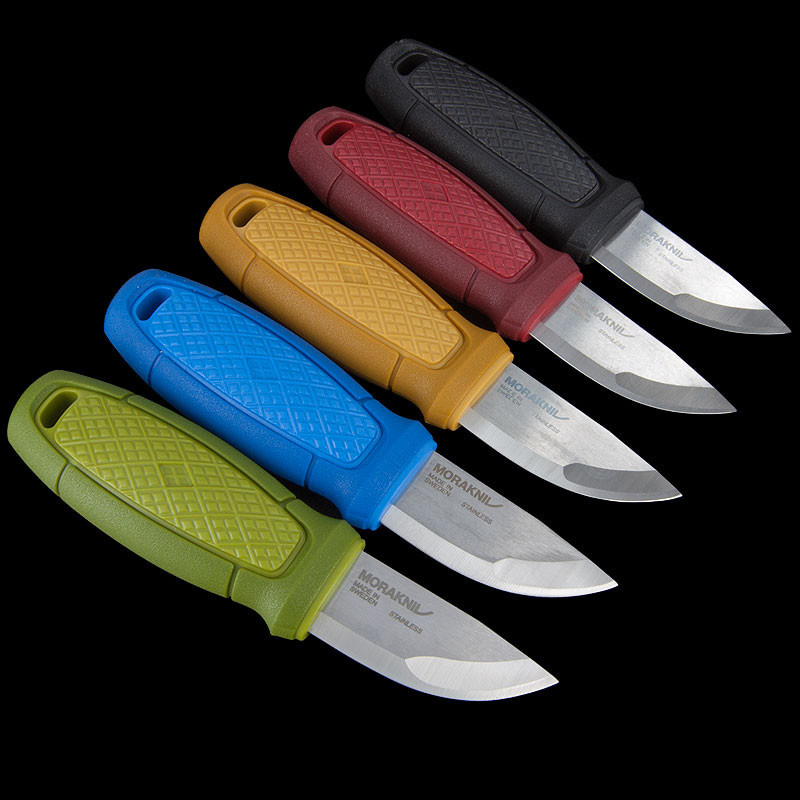 Morakniv Eldris - Noir - Neck Knife Avec Pierre à Feu Et Fourreau En Polymère