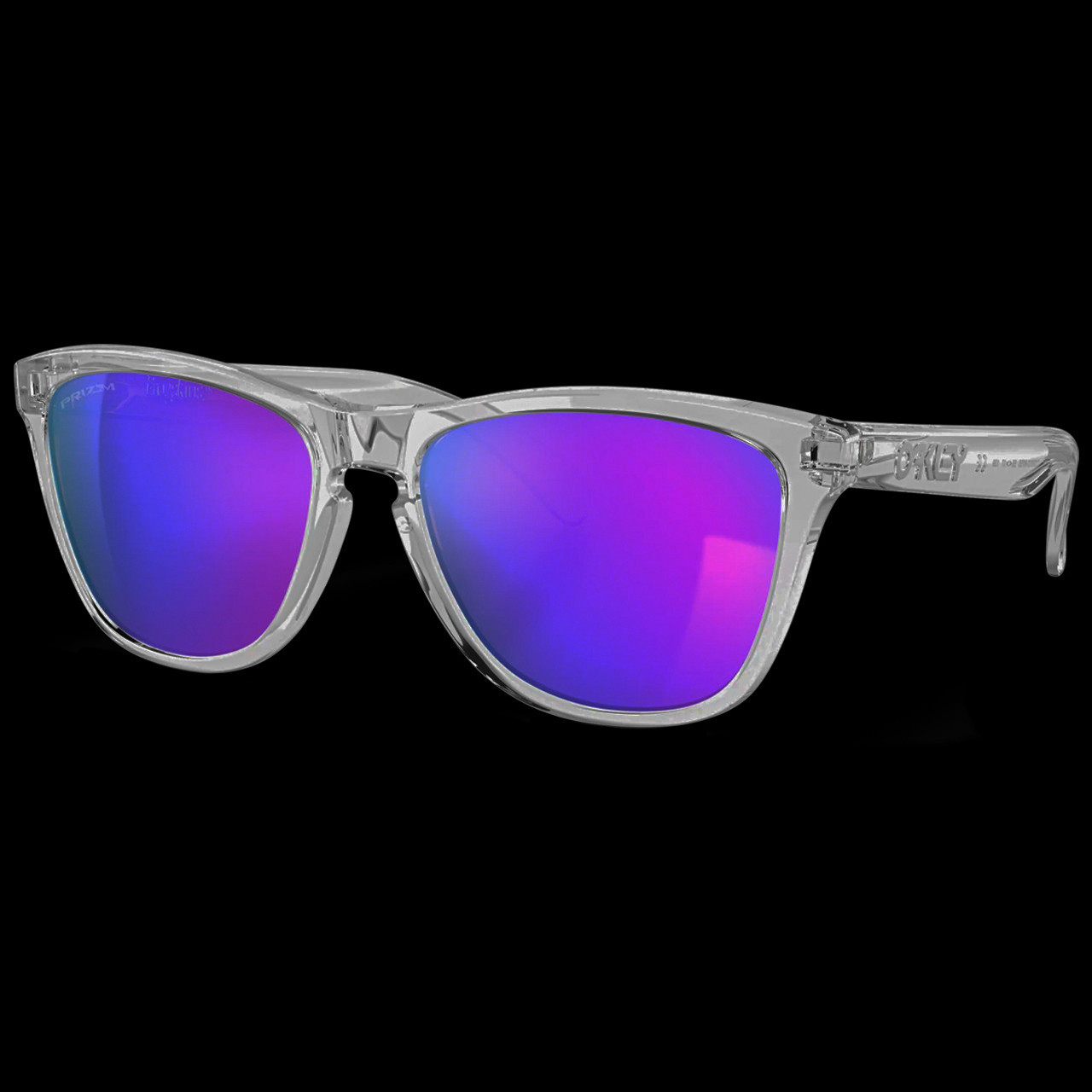 Oakley Frogskins Polished Clear Prizm Violet
