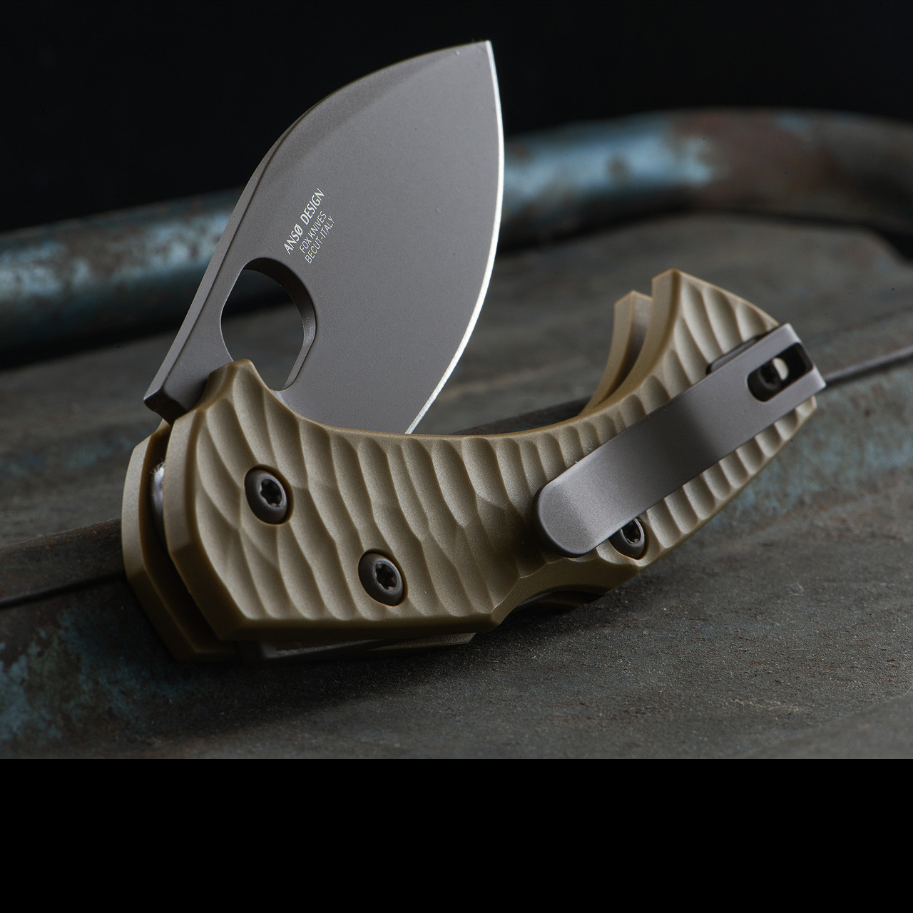 Fox Zero 2.0 Coyote Folding Knife | Heinnie Haynes