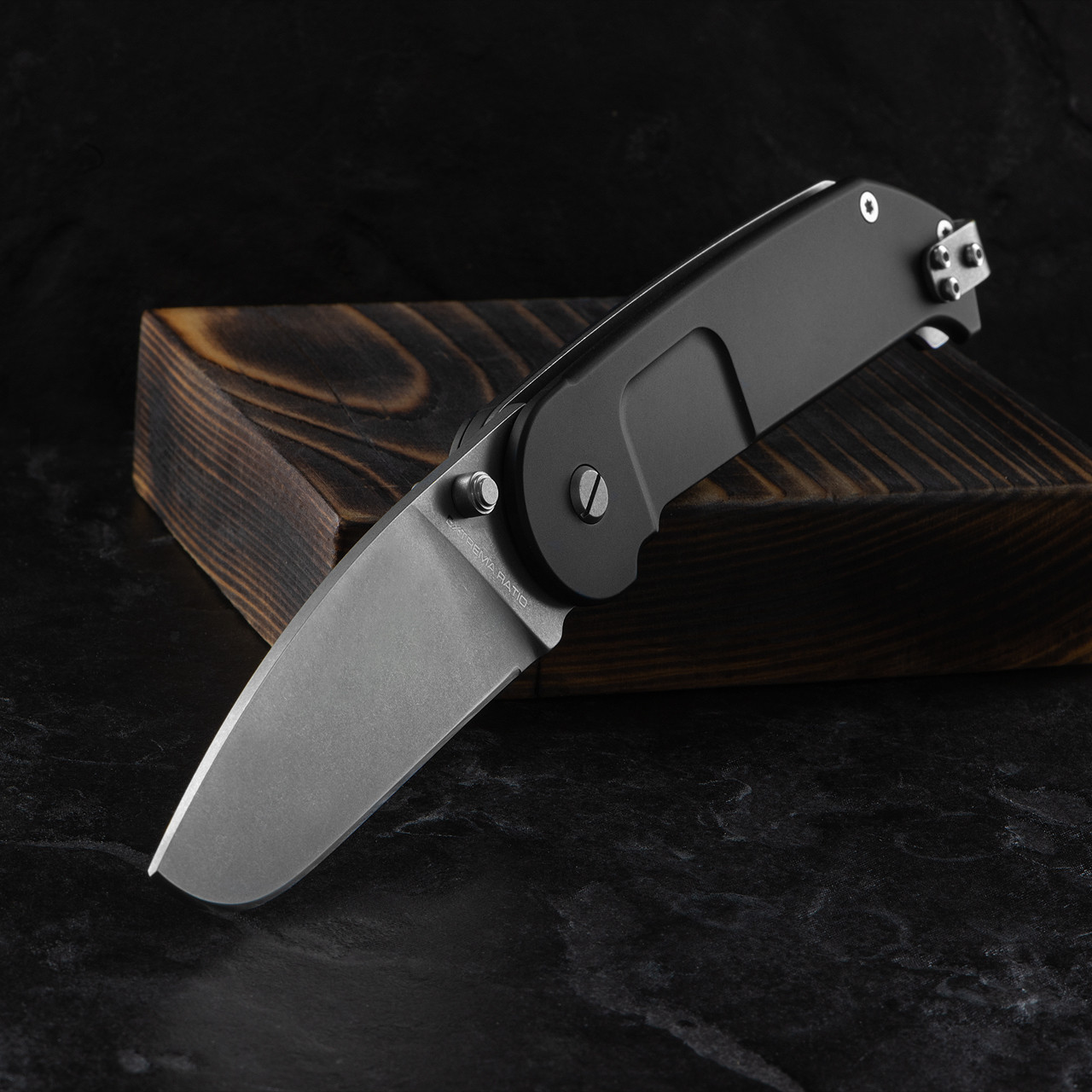 Extram Ratio BF2 CD Stonewashed Folding Knife | Heinnie Haynes